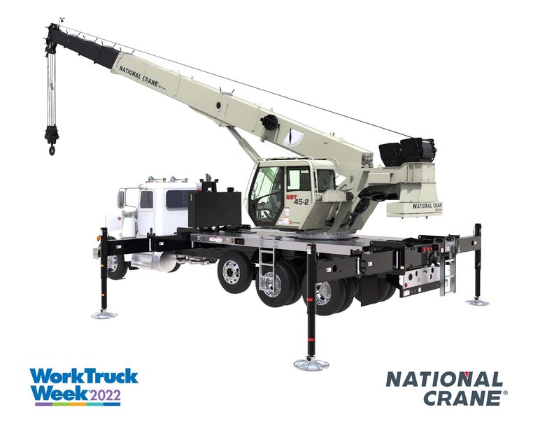 National Crane to display short-configuration NBT45-2 at Work Truck Week 2022